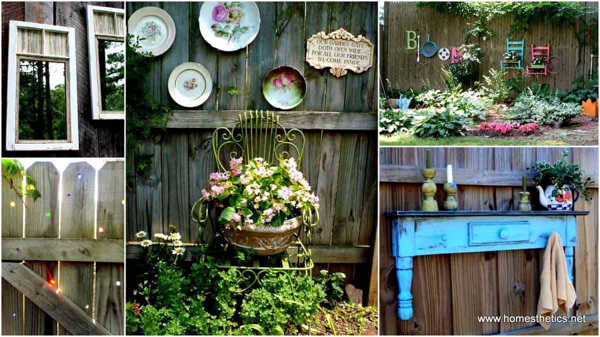 Get Creative With These 23 Fence Decorating Ideas and Transform Your Backyard