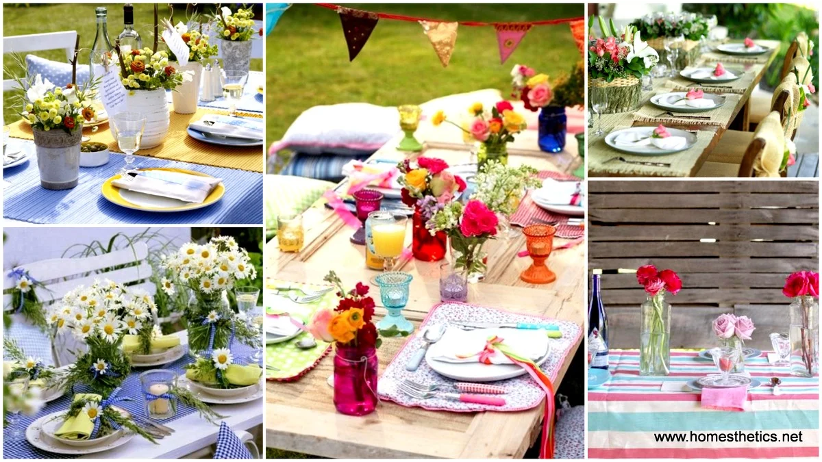 12 Mesmerizing Beautiful and Fresh Summer Table Decoration Ideas