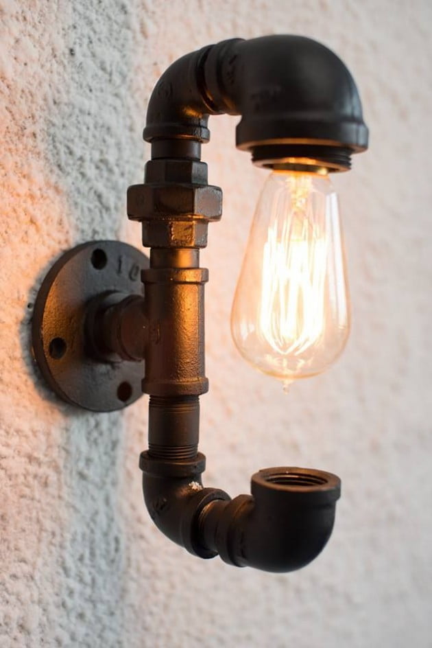 #2 WALL LIGHTING FIXTURE WITH SPECTACULAR LIGHT BULB