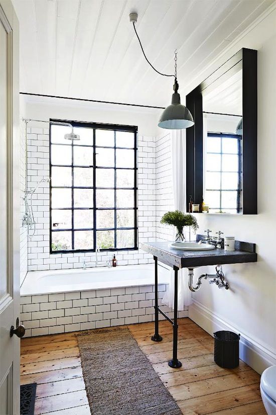 9. The industrial rustic style will always do the trick