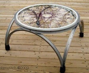 21 Awesomely Creative DIY Crafts Re-purposing Bike Rims