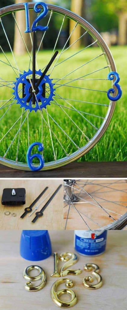 21 Awesomely Creative DIY Crafts Re-purposing Bike Rims