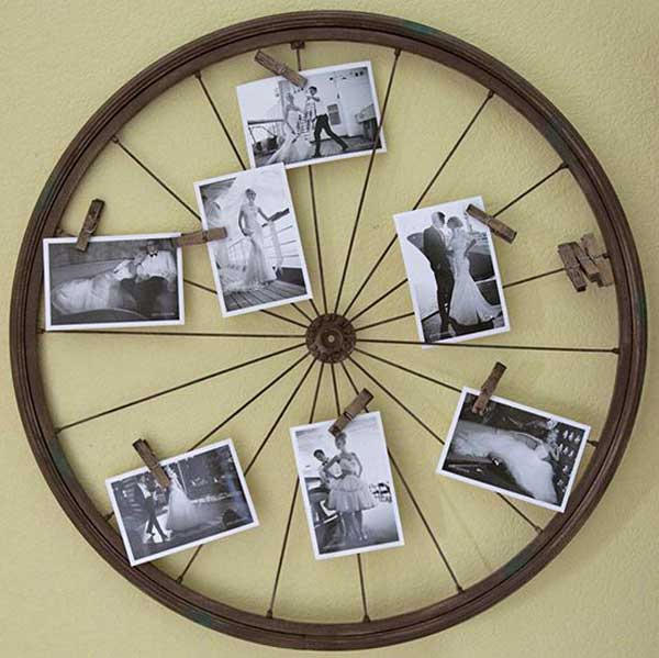 21 Awesomely Creative DIY Crafts Re-purposing Bike Rims homesthetics upcycling projects (7)