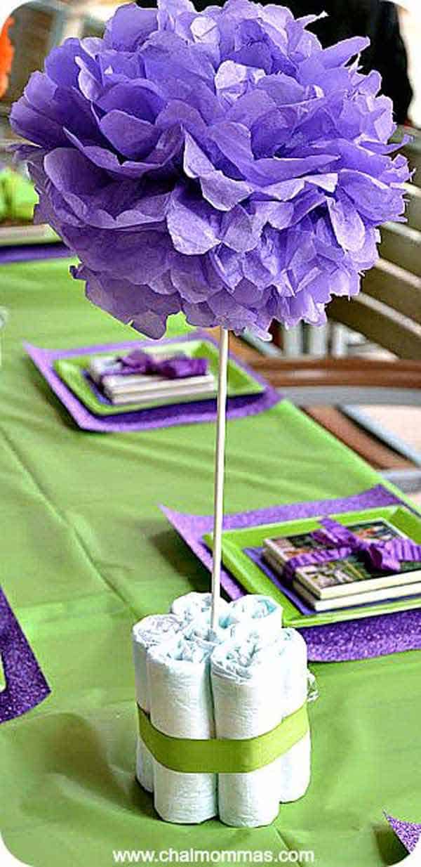 22 Insanely Cretive Low Cost DIY Decorating Ideas For Your Baby Shower Party homesthetics decor ideas (18)
