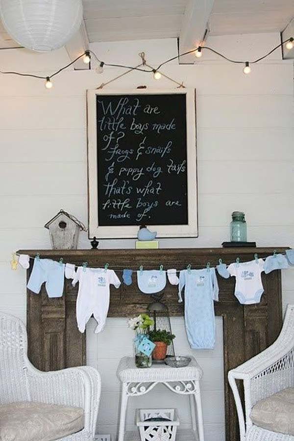 22 Insanely Cretive Low Cost DIY Decorating Ideas For Your Baby Shower Party homesthetics decor ideas (22)
