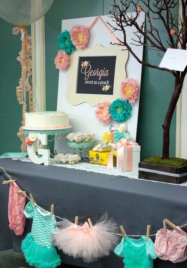 22 Insanely Cretive Low Cost DIY Decorating Ideas For Your Baby Shower Party homesthetics decor ideas (3)