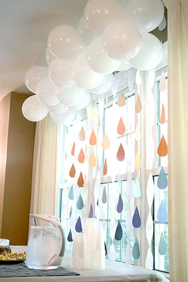 22 Insanely Cretive Low Cost DIY Decorating Ideas For Your Baby Shower Party homesthetics decor ideas (8)