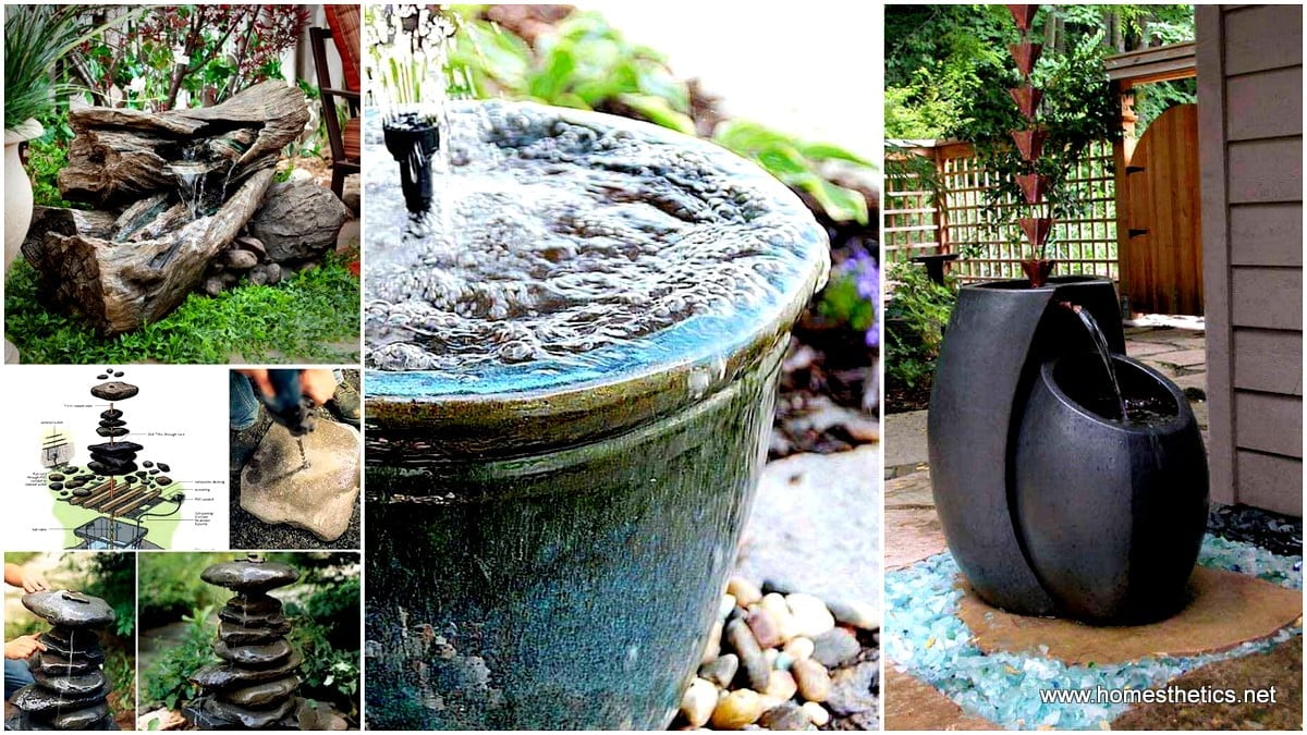 26 Wonderful Outdoor DIY Water Features That Will Beautify Your Backyard