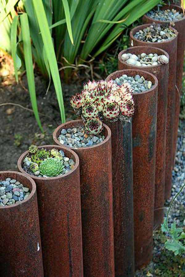 27+ DIY Garden Bed Edging Ideas Ready to Emphasize Your Greenery homesthetics backyard landscaping (10)
