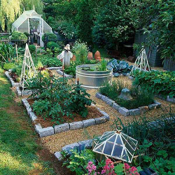 27+ DIY Garden Bed Edging Ideas Ready to Emphasize Your Greenery homesthetics backyard landscaping (22)