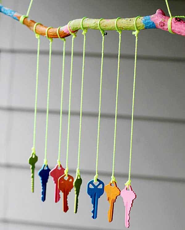 30 Simple and Beautiful DIY Wind Chimes Ideas to Materialize This Summer homesthetics decor (15)
