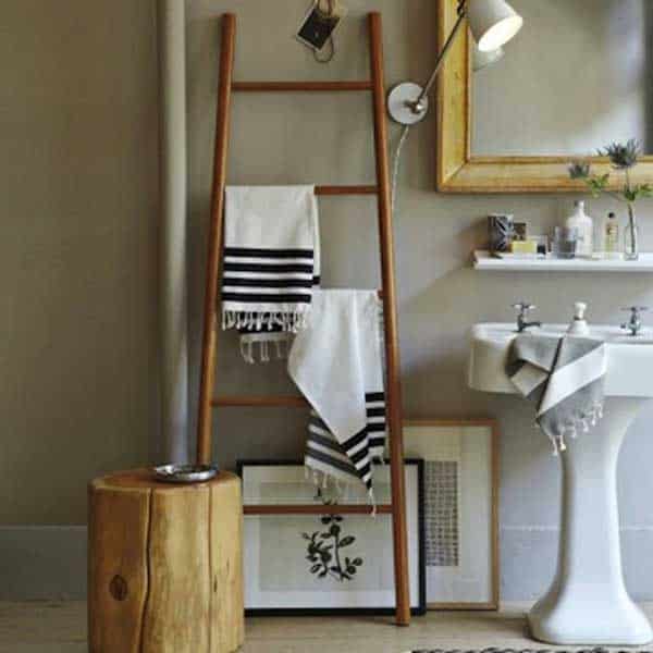 38 Ingenious Ways to Up-cycle Repurpose Vintage Ladders homeshetics decor