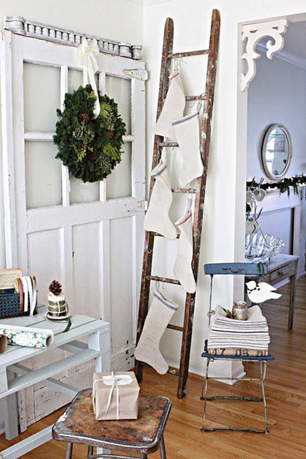 38 Ingenious Ways to Up-cycle Repurpose Vintage Ladders homeshetics decor