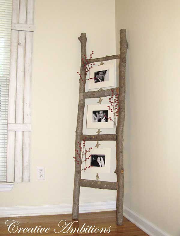 38 Ingenious Ways to Up-cycle Repurpose and Reuse Vintage Ladders homeshetics decor (4)