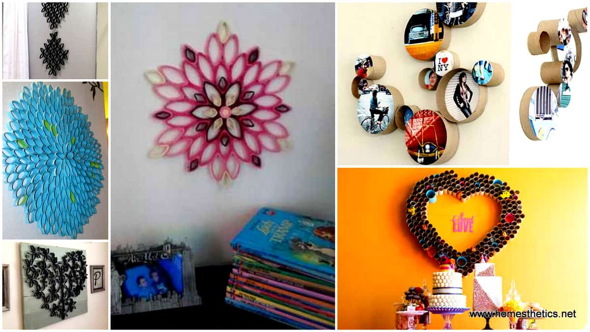 27 DIY Paper Toilet Roll Crafts That Will Beautify Your Walls