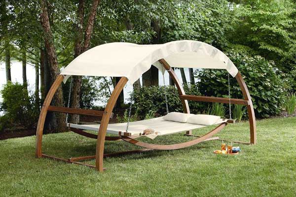 #13 beautiful custom made garden oasis arch swing