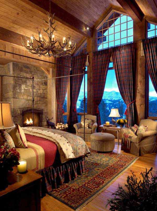 #2 a rustic bedroom design with expansive views can sculpt the perfect escape