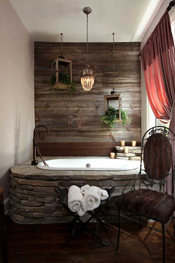 22 Natural Rock Bathtubs Emphasizing Their Spatialities homesthetics cool bathrooms