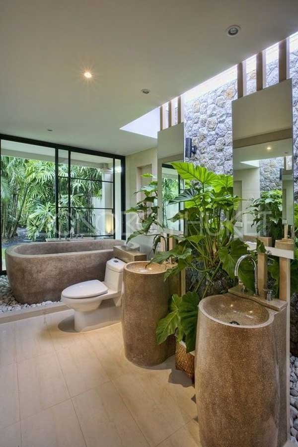 22 Natural Stone Bathtubs Emphasizing Their Spatialities homesthetics cool bathrooms (18)