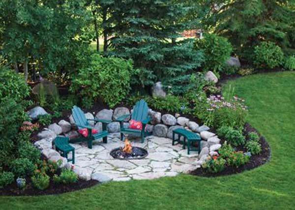 23 Simply Impressive Sunken Sitting Areas For a Mesmerizing Backyard Landscape homesthetics decor (1)