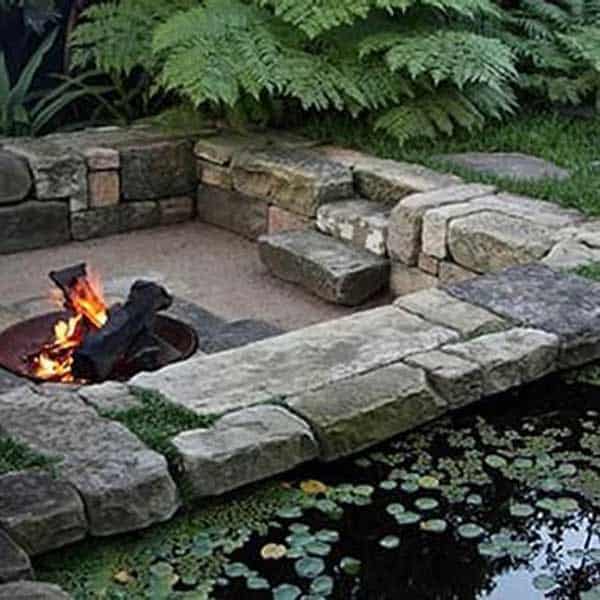 23 Simply Impressive Sunken Sitting Areas For a Mesmerizing Backyard Landscape homesthetics decor (13)