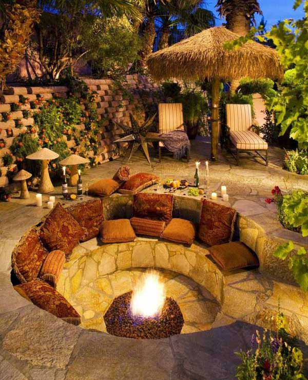 23 Simply Impressive Sunken Sitting Areas For a Mesmerizing Backyard Landscape homesthetics decor (14)