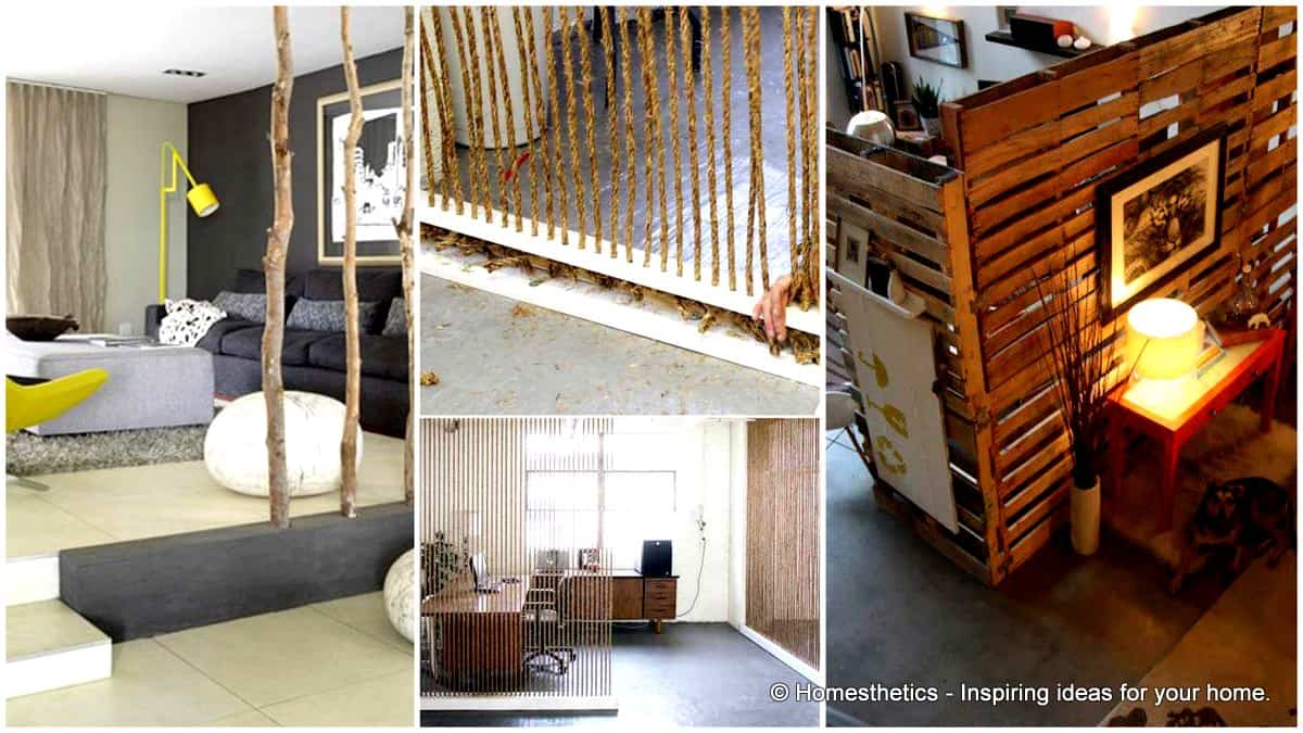 24 Mesmerizing Creative DIY Room Dividers Able to Reshape Your Space