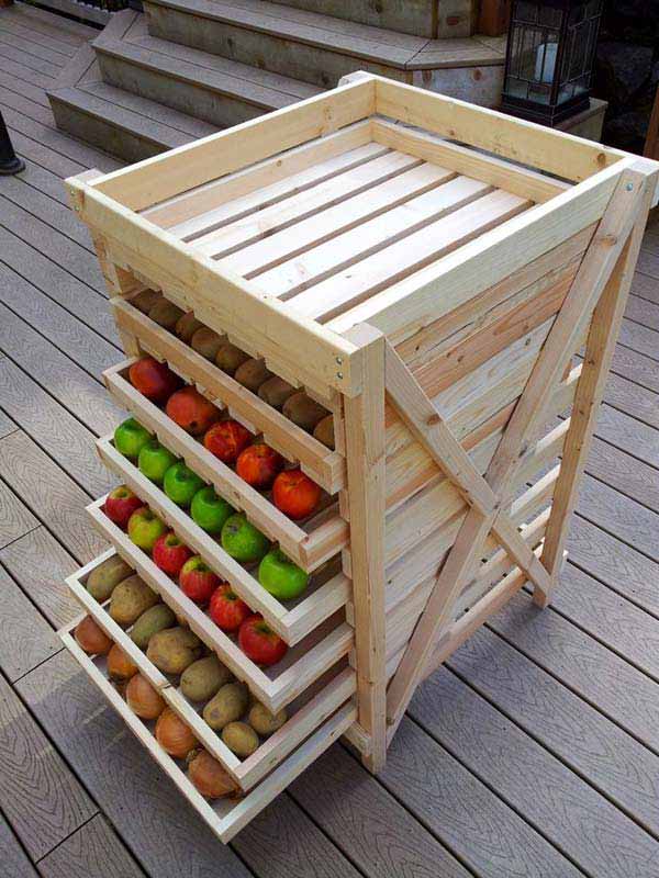 25 Beautiful Cheap Pallet DIY Storage Projects to Realize With Ease homesthetics projects and crafts (19)