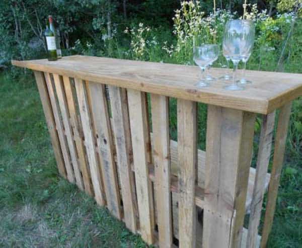 #19 FAST CHEAP AND SIMPLE TO REALIZE OUTDOOR BAR
