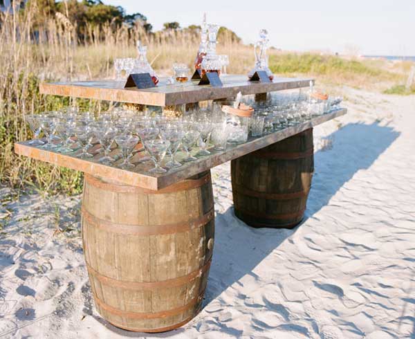 #8 TWO WINE-BARRELS CAN MAKE YOUR OUTDOOR WEDDING MAGICAL