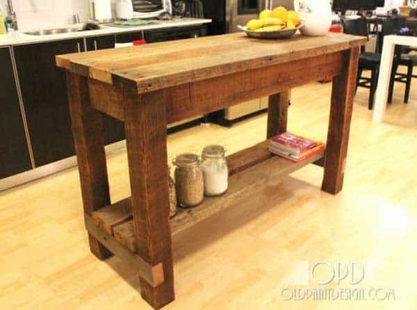 32 Super Neat and Inexpensive Rustic Kitchen Islands to Materialize homesthetics decor (10)