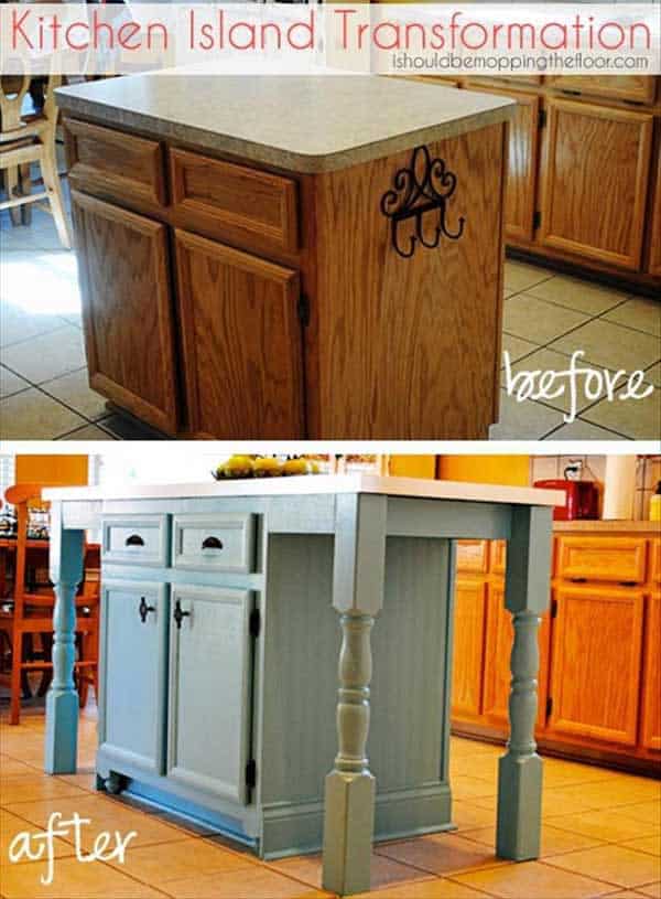 32 Super Neat and Inexpensive Rustic Kitchen Islands to Materialize homesthetics decor (11)