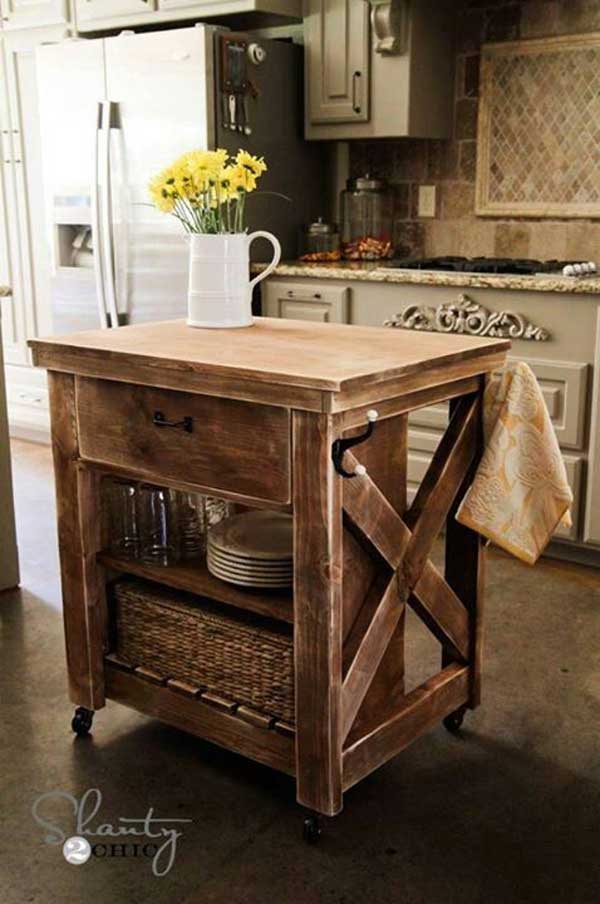 32 Super Neat and Inexpensive Rustic Kitchen Islands to Materialize homesthetics decor (19)