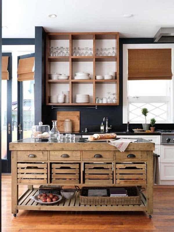 32 Super Neat and Inexpensive Rustic Kitchen Islands to Materialize homesthetics decor (22)