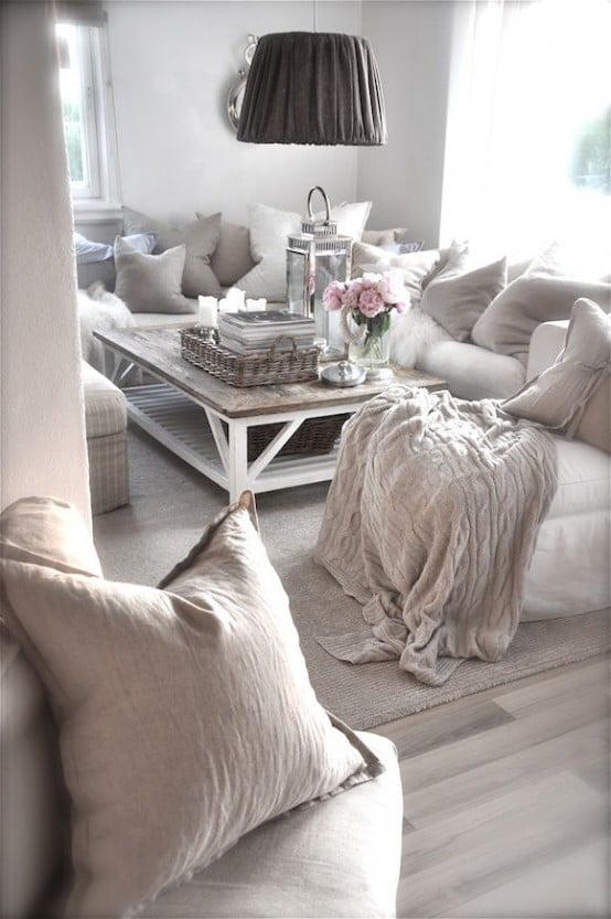 Top 18 Dreamy Shabby Chic Living Room Designs