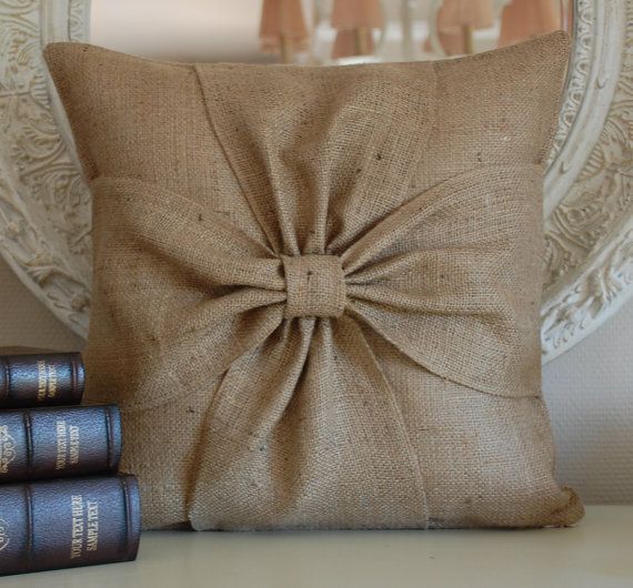 DIY THROW PILLOW JUTE DESIGN FOR YOUR SOFA