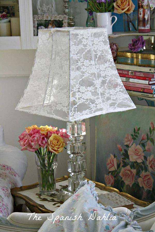 v22 Charming and Beautiful Lace DIY Projects to Realize at Home homesthetics decor (13)