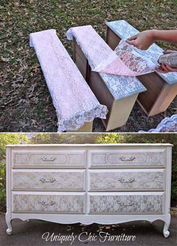 v22 Charming and Beautiful Lace DIY Projects to Realize at Home homesthetics decor (6)
