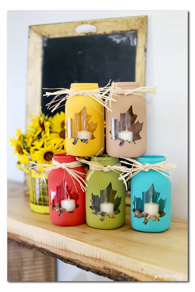 #16 CREATE MASON JARS LANTERNS  