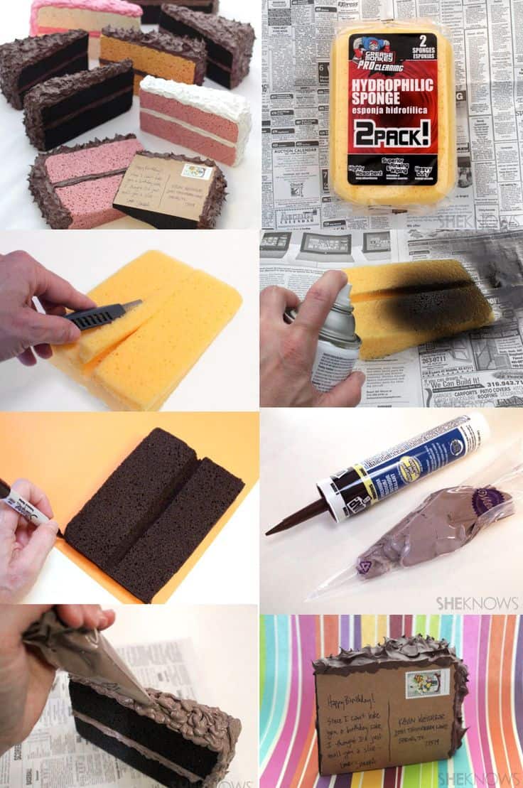 #1 MAKE YOUR OWN MAIL-ABLE SLICE CAKE 