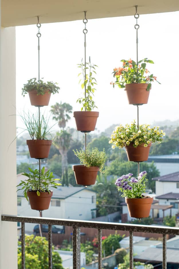 29 Hanging Flower Pot Plant Ideas To Enhance Your Verandah And Home Surroundings (10)