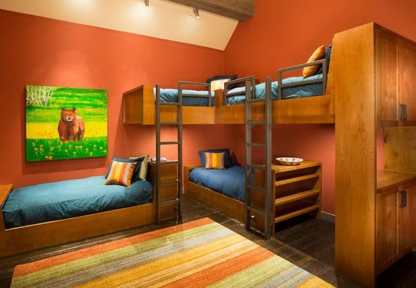 #21 WOODEN DOUBLE DECKER BEDS PERFECT FOR CHILDREN'S SLEEPOVERS