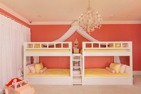 #6 LOVE THE PAINT COLOR IN THIS DOUBLE - DECKER BEDROOM