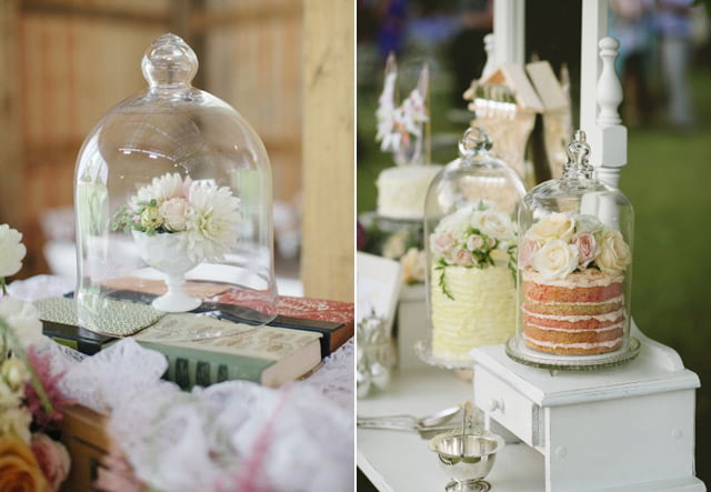 32 Simply Breathtaking Cloche and Bell Jar Decorating Ideas For Magical Weddings homesthetics decor ideas (13)