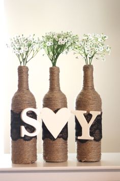 Enjoy Fall With Creative Simple Wine Bottle Crafts (2)