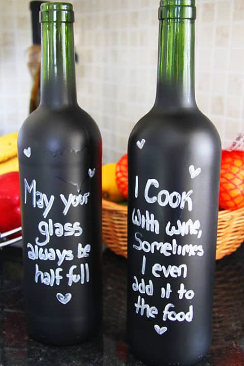 Enjoy Fall With Creative Simple Wine Bottle Crafts (6)