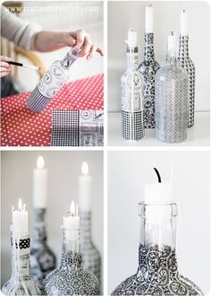 Enjoy Fall With Creative Simple Wine Bottle projects