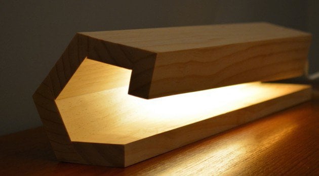 #1 construct a simple 5 pieces modern lamp