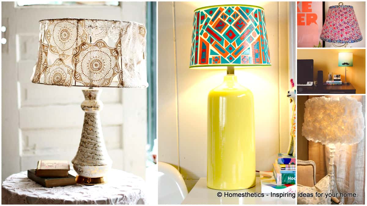 23 Spectacular Luminous Ways Ways to Redo a Lampshade