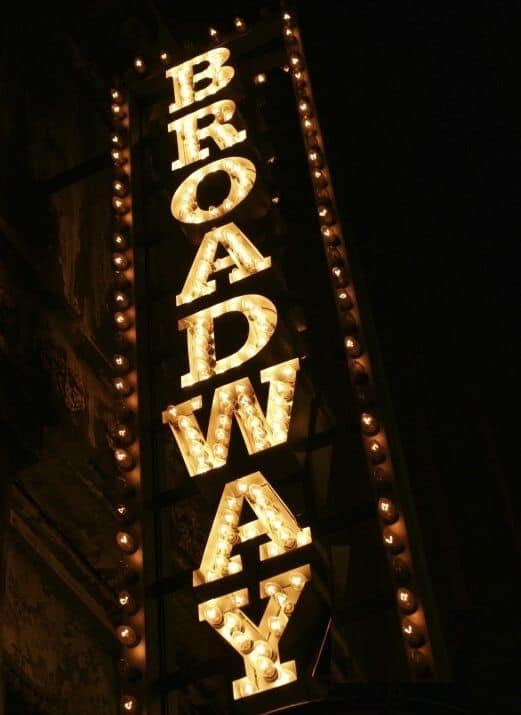 #13 The Broadway Theater located on Broadway  